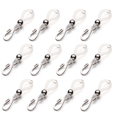 Zipper Holder Upper for Jeans Keep Zipper up on Pants - Hook for Jeans Zipper and Button White