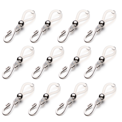 Zipper Holder Upper for Jeans Keep Zipper up on Pants - Hook for Jeans Zipper and Button White