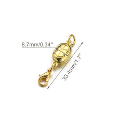 Double Locking Magnetic Clasps for Jewelry - Easy to Use, Safe and Reliable