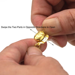 Double Locking Magnetic Clasps for Jewelry - Easy to Use, Safe and Reliable