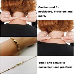 Zpsolution 6mm  Oval Shape Magnetic Jewelry Clasps 8 pcs Silver