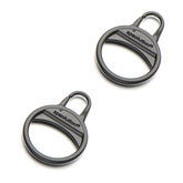 Stainless Steel Ring Zipper Pull Replacement - More Sturdy Zipper Pull Fix - Easy Use for Jacket Backpacks Boots