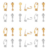 24 Pieces Earring Clip Backs Clip on Earrings Converter for Non-Pierced Ears