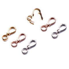 Double Opening Interchangeable Infinity Repair Pendant Bail Clasp