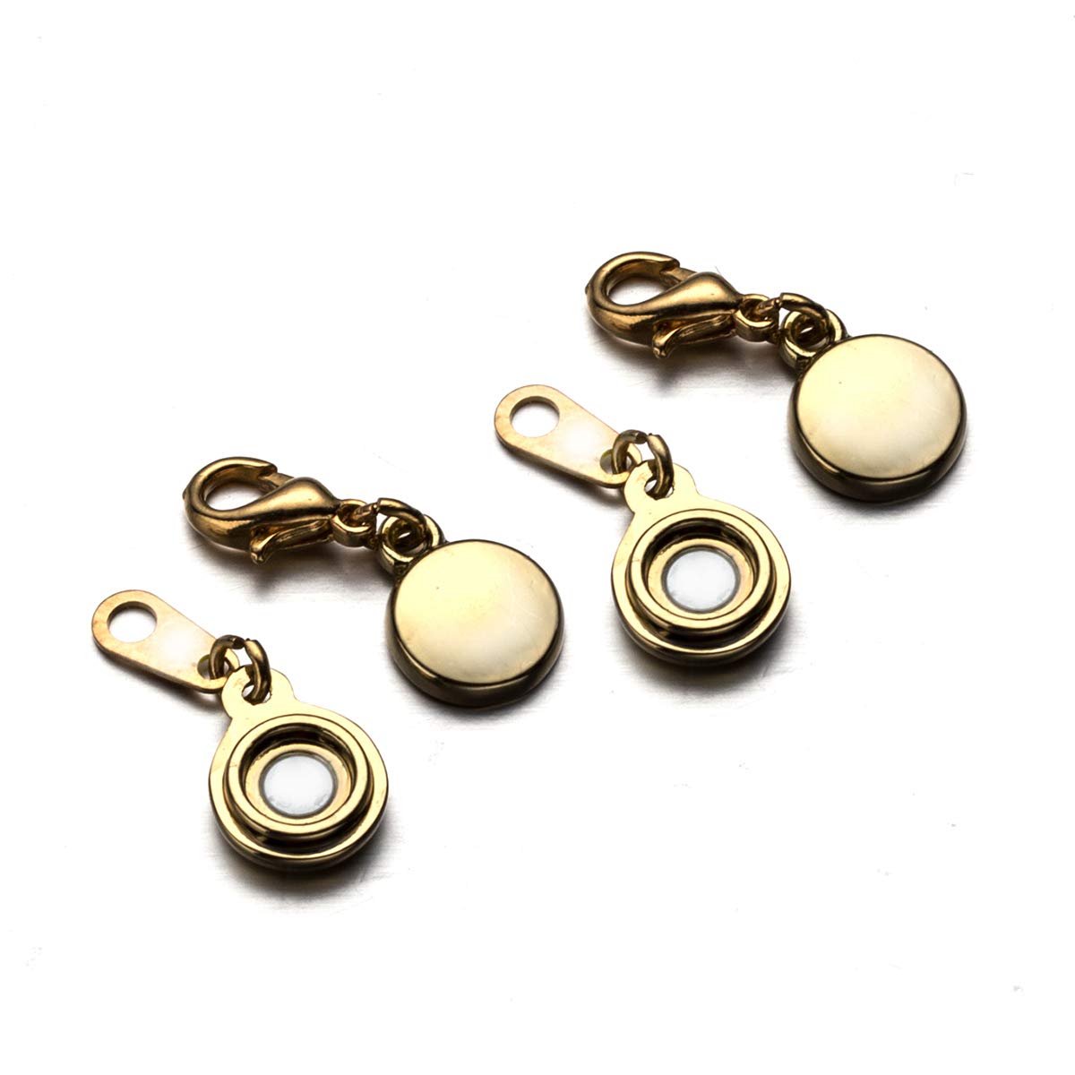 Screw Locking Magnetic Necklace Clasps and Closures Safety Easy Jewelry  Clasps 6mm Light and Small Keep The Clasp in Back 8pcs Silver