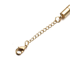 Magnetic Necklace Clasps with Extender Chains Lobster Clasps