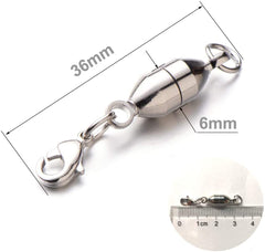 6mm Magnetic Jewelry Lobster Clasps for Necklaces and Bracelets