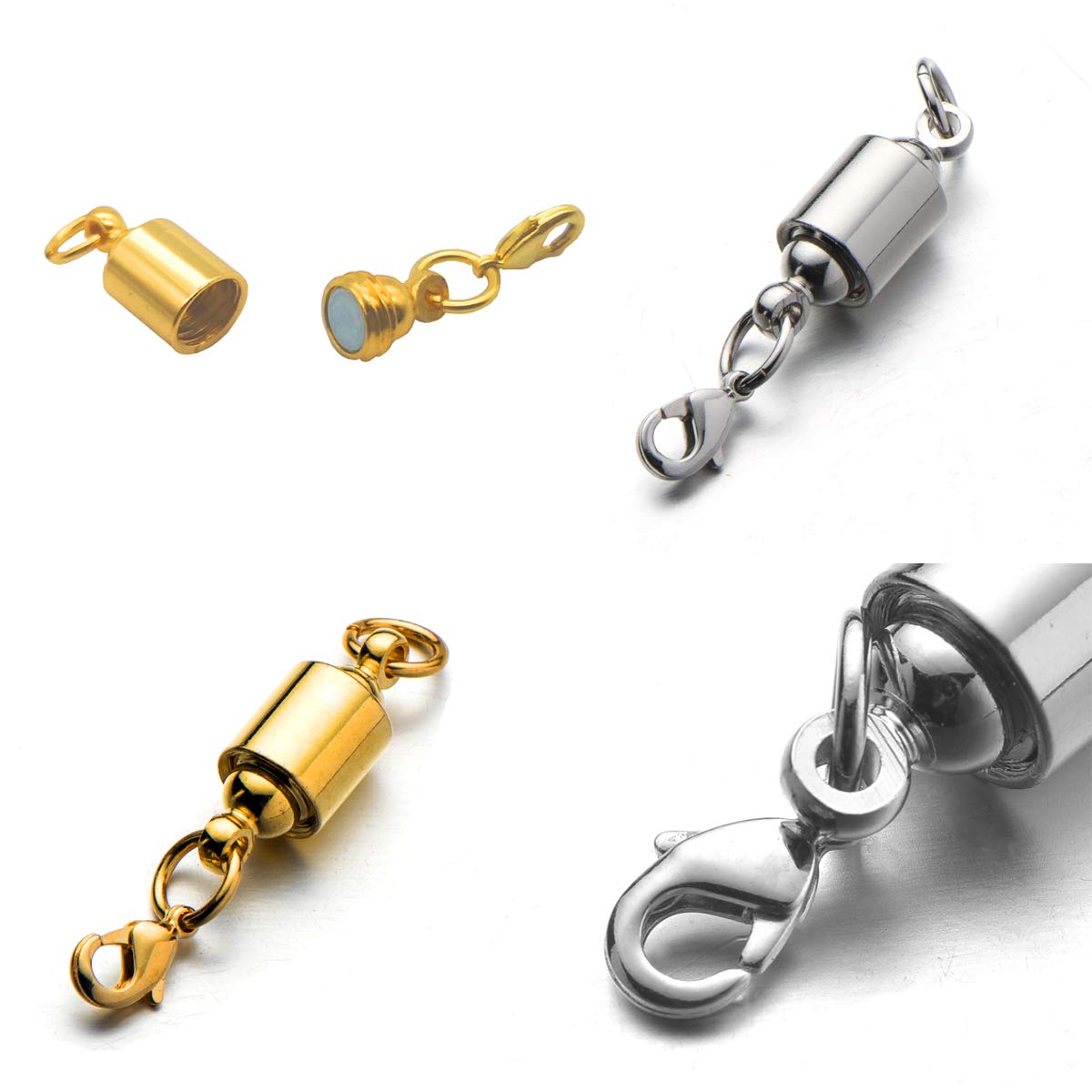 Magnetic jewelry clasps