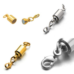 Screw-in Magnetic Jewelry Clasps with Lobster Clasp