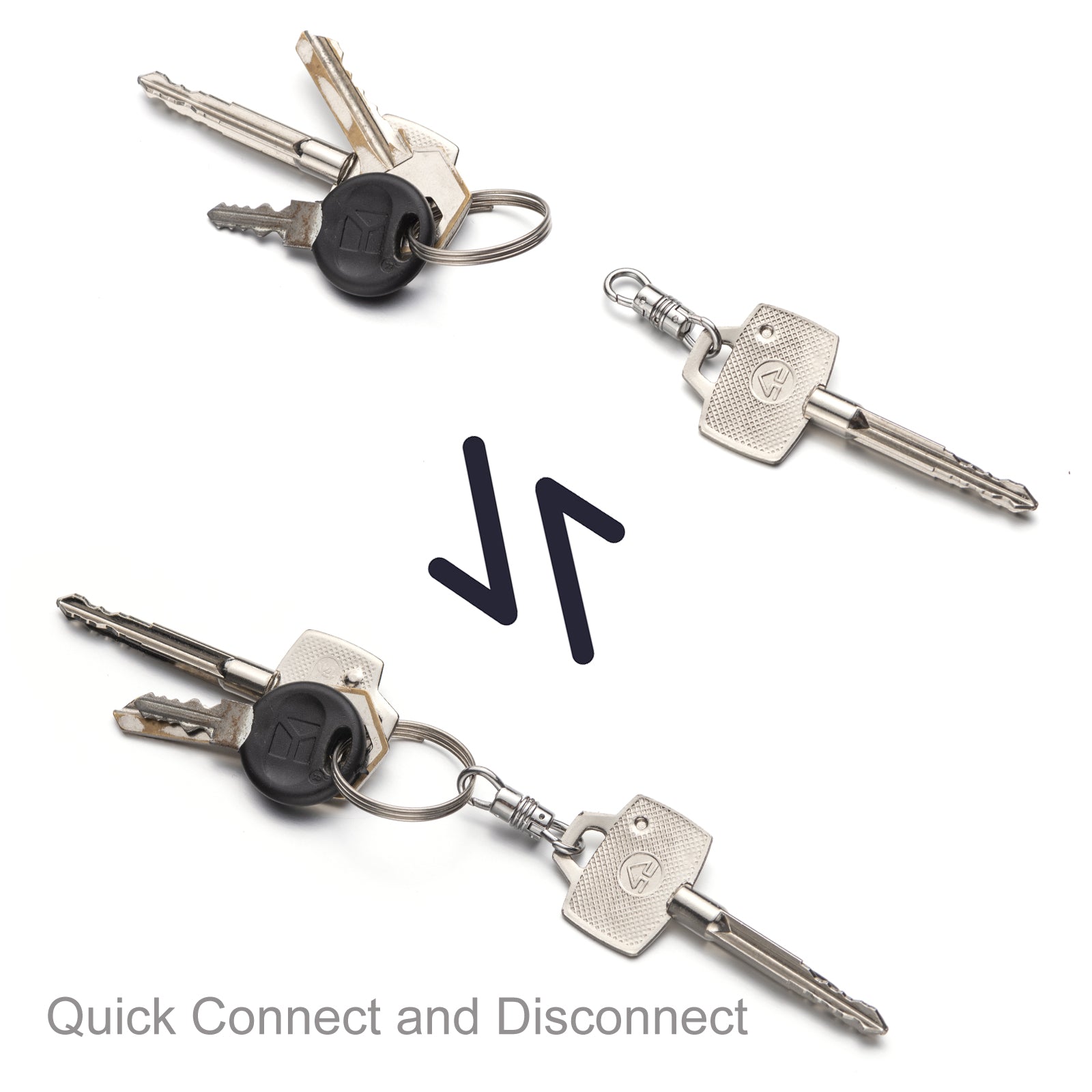 Double Opening Swivel Clasp for Necklace, Clasp Connector for Pendant, Necklace Charm Holder