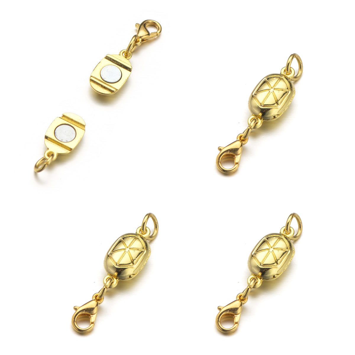 Double Locking Magnetic Clasps for Jewelry - Easy to Use, Safe and Reliable