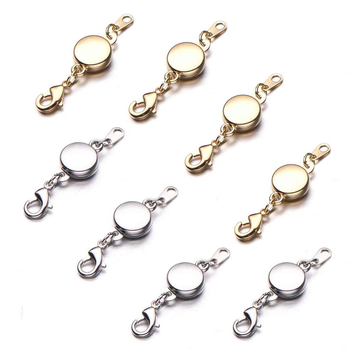 Locking Magnetic Clasps for Jewelry Necklaces Bracelets