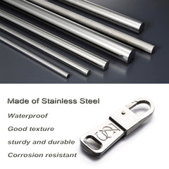 Stainless Steel Zipper Pull Replacement for Suitcase Backpacks Easy Use for Broken or Missing Zipper Pulls