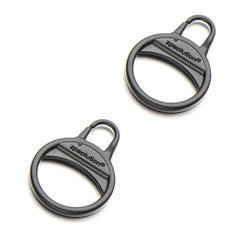 Stainless Steel Ring Zipper Pull Replacement - More Sturdy Zipper Pull Fix - Easy Use for Jacket Backpacks Boots