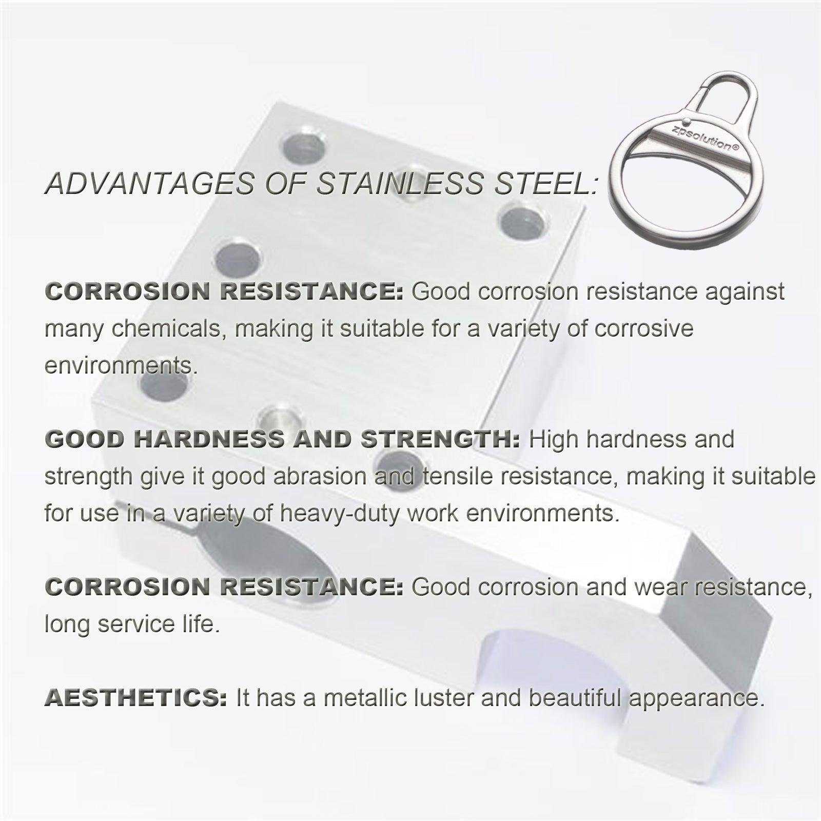 Stainless Steel Ring Zipper Pull Replacement - More Sturdy Zipper Pull Fix - Easy Use for Jacket Backpacks Boots