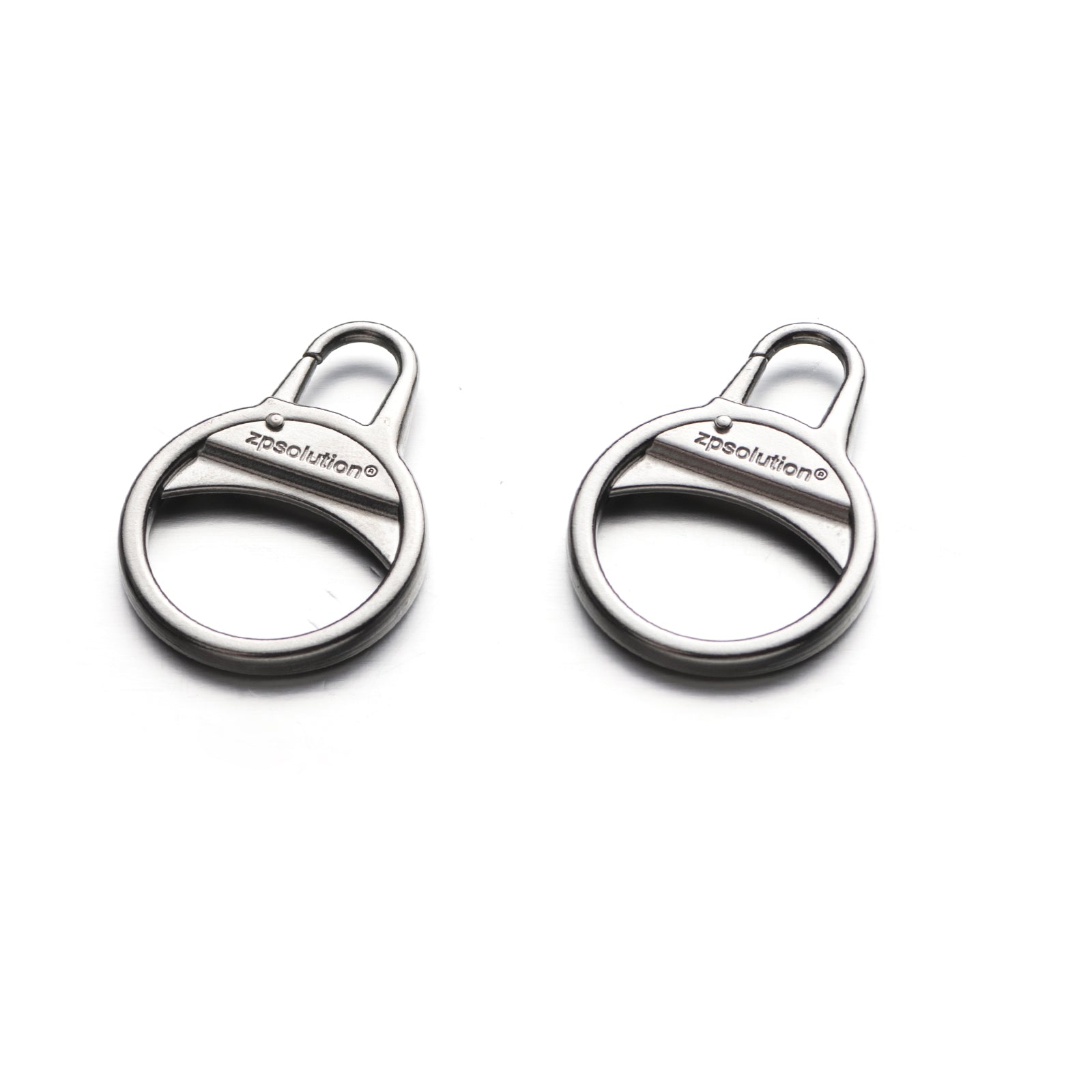 Stainless Steel Ring Zipper Pull Replacement - More Sturdy Zipper Pull Fix - Easy Use for Jacket Backpacks Boots