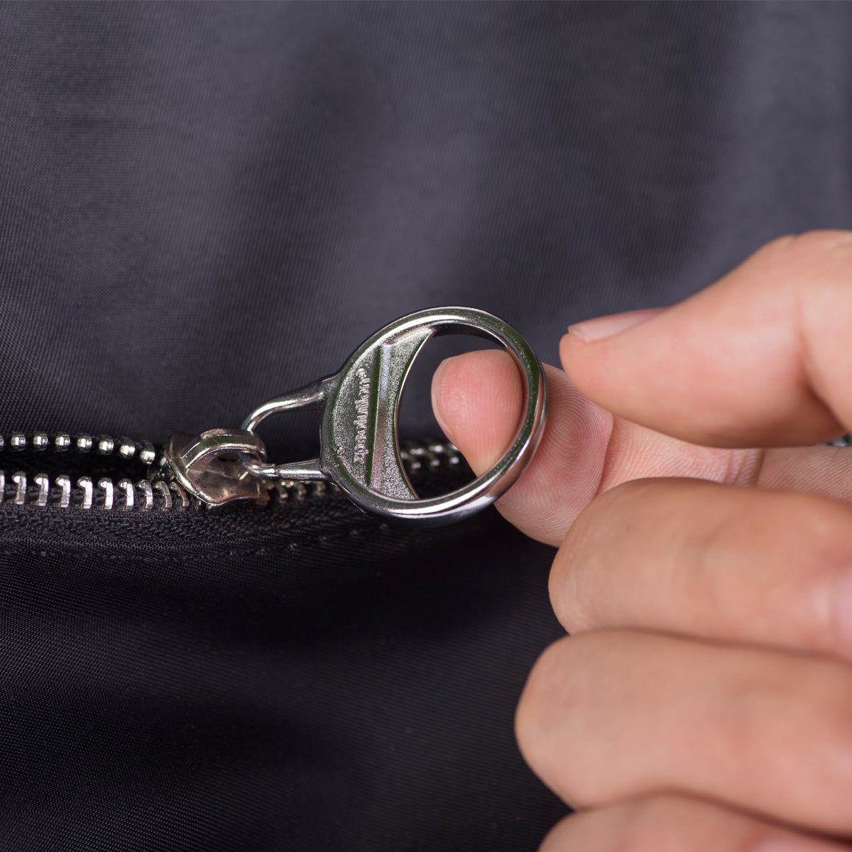 Stainless Steel Ring Zipper Pull Replacement - More Sturdy Zipper Pull Fix - Easy Use for Jacket Backpacks Boots