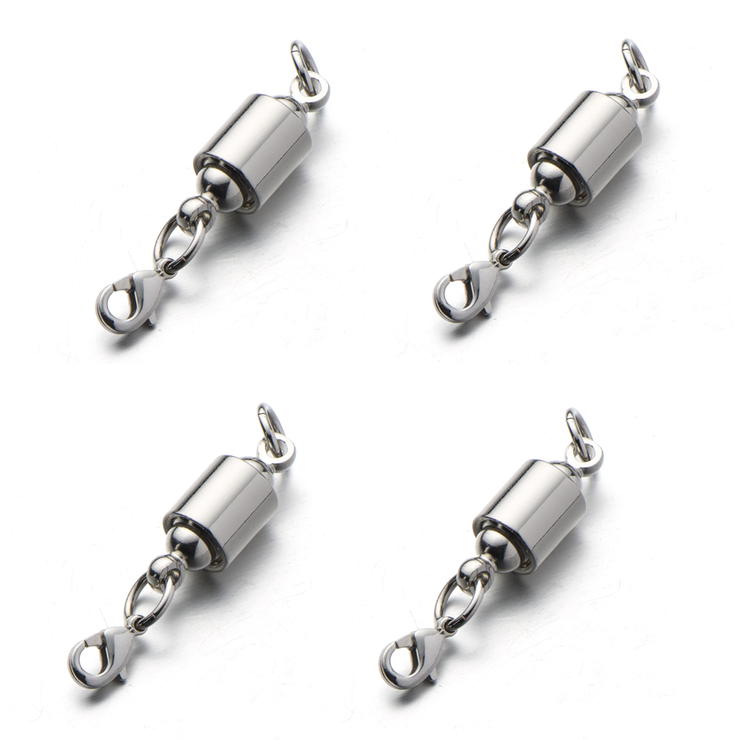 Screw Locking Magnetic Necklace Clasps Safety Magnetic Jewelry Clasps