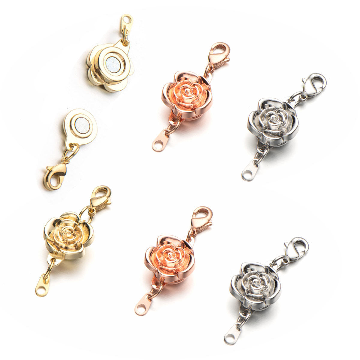 Double Opening Interchangeable Infinity Repair Pendant Bail Clasp