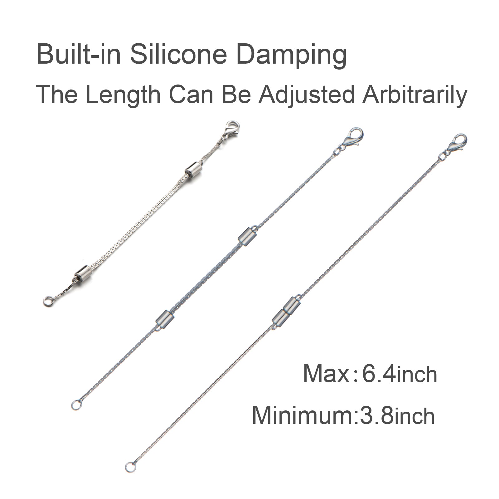 Adjustable Chain Extenders and Magnetic Extenders for Necklace Bracelet