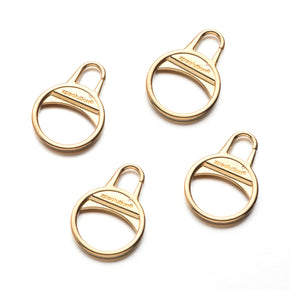 Gold Zipper Tab Replacement Ring for Jacket Backpacks Coats Boots