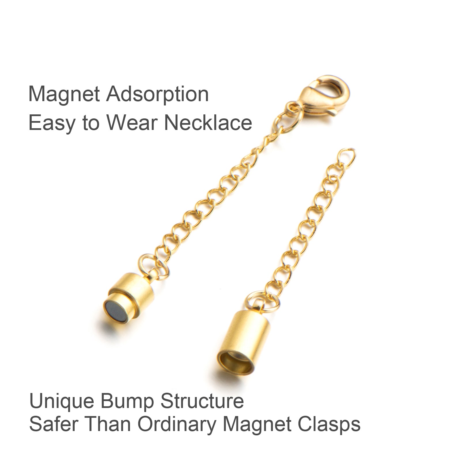 Adjustable Chain Extenders and Magnetic Extenders for Necklace Bracelet