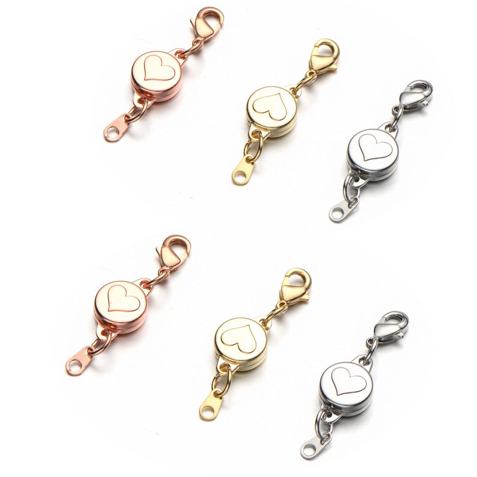 Screw Locking Magnetic Jewelry Clasps For Necklaces And Bracelets Easy On  Open Necklaces 6mm Light And Small Keep The Clasp In Back 8pcs Gold