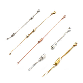 Adjustable Chain Extenders and Magnetic Extenders for Necklace Bracelet