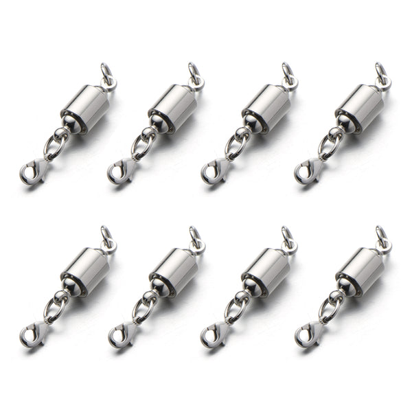 Screw Locking Magnetic Clasps Closures Safety Easy Jewelry Clasps