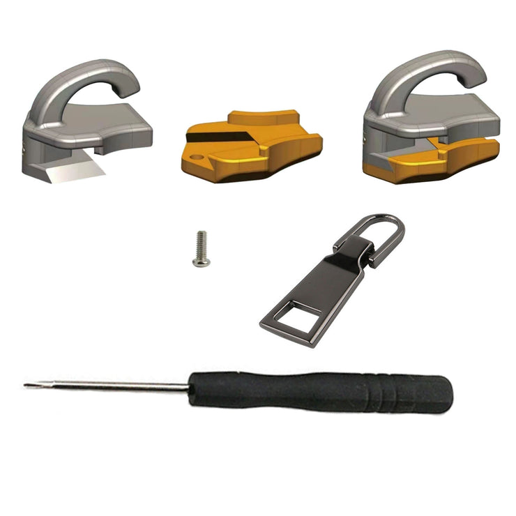 Stainless Steel Instant Zipper Replacement, Fix Zip Puller Replacement Zipper Slider (Only for #5 Zipper)