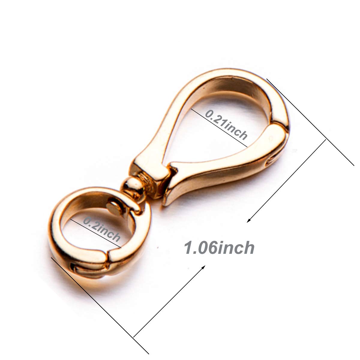 Double Opening Interchangeable Infinity Repair Pendant Bail Clasp