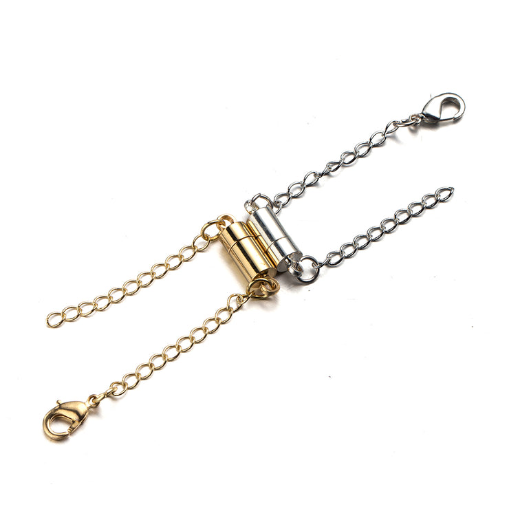 Magnetic Necklace Clasps with Extender Chains Lobster Clasps – zpsolution