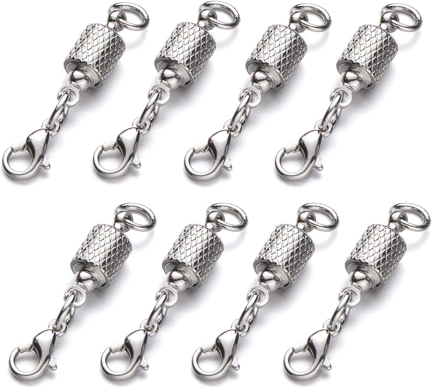 Screw-in Locking Magnetic Clasps for Jewelry Easy Necklace Clasp